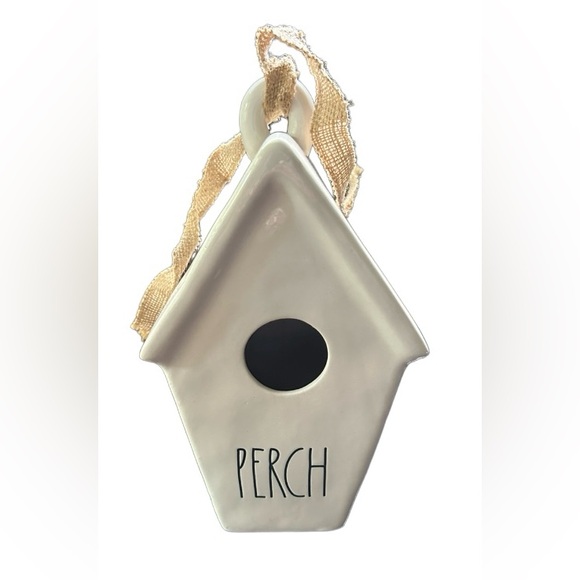 🪺RAE DUNN!! “PERCH” CERAMIC BIRDHOUSE!! SUPER CUTE!! GREAT CONDITION! - Picture 13 of 13